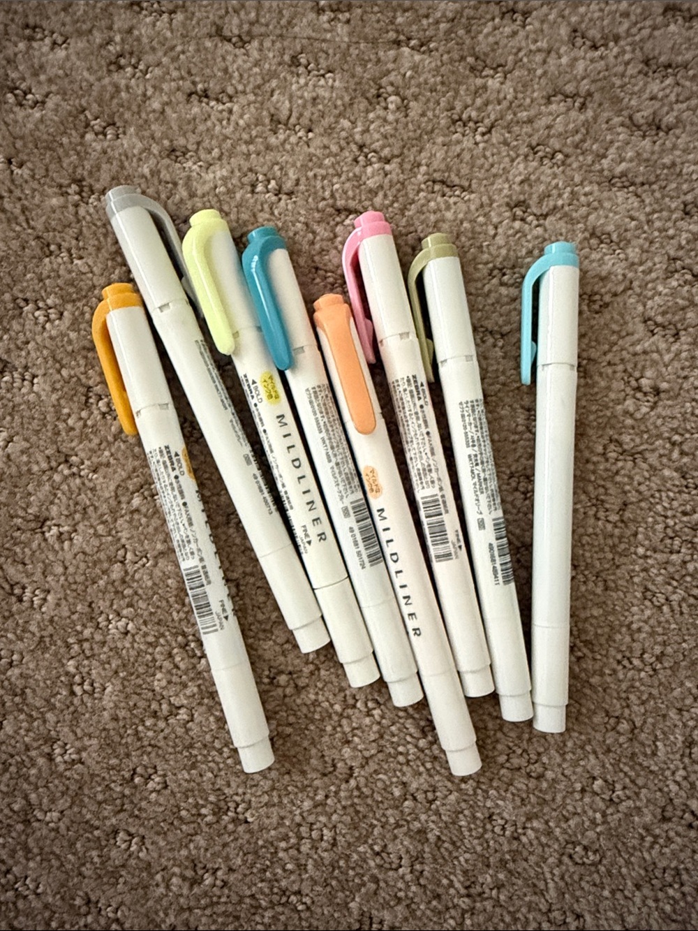 Mildliner Set - Assorted Pastel Colors